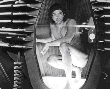 Jeff in the pod (some nudity)