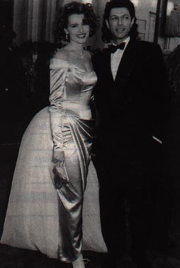 Jeff and Geena Davis at the Oscars.