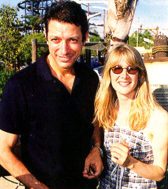 Jeff and Laura Dern in the studio 